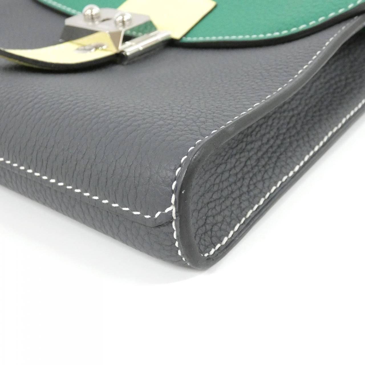 Hermes Sac a Depeche Color Block 21 cm — view 4