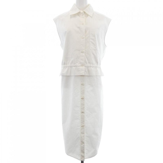 Hermes Carre Dress White