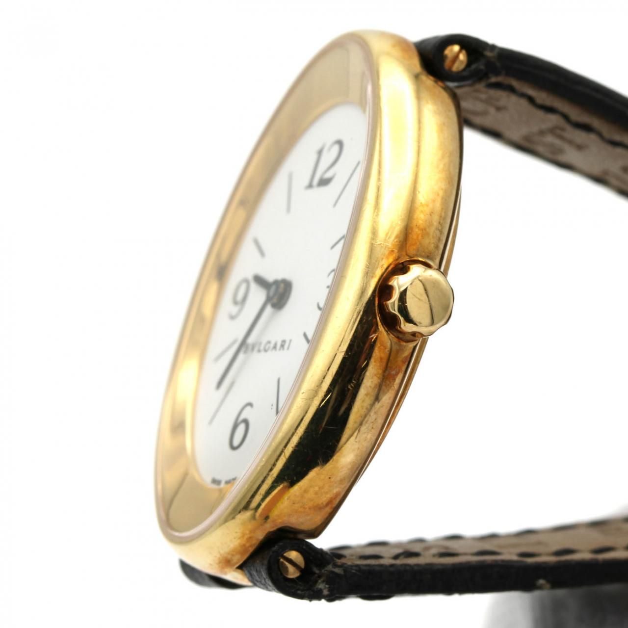 Bvlgari Oval YG Quartz — view 3