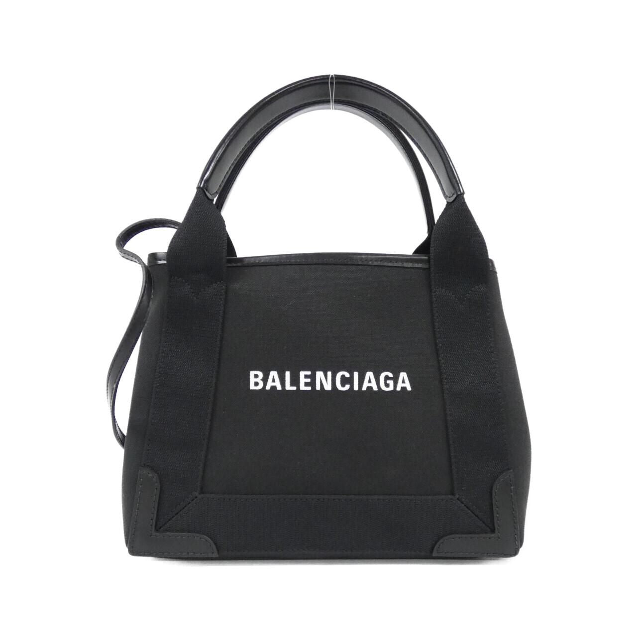Balenciaga Navy Cabas XS Bag