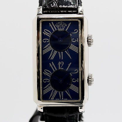 Versace Gianni Love Time Dual Watch Quartz Blue Dial