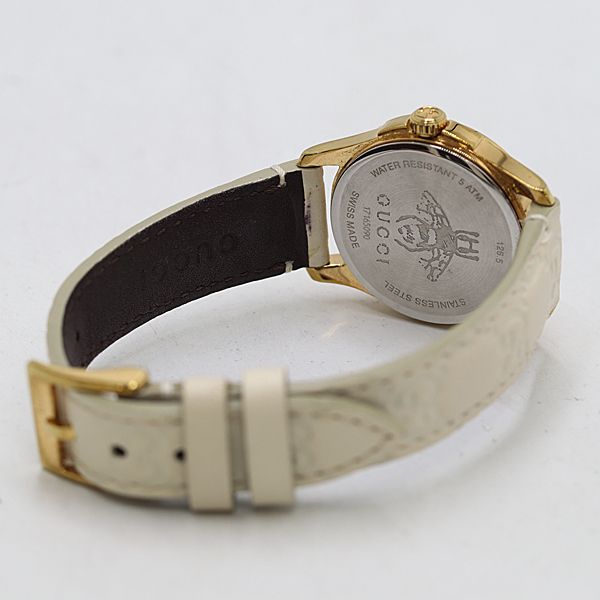 Gucci Timeless 126.5 SS Quartz Ivory Dial Watch — view 4