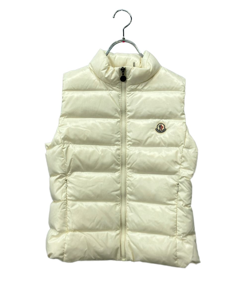 Moncler Down Jacket Vest Zip Up Logo Patch Ghany Kids
