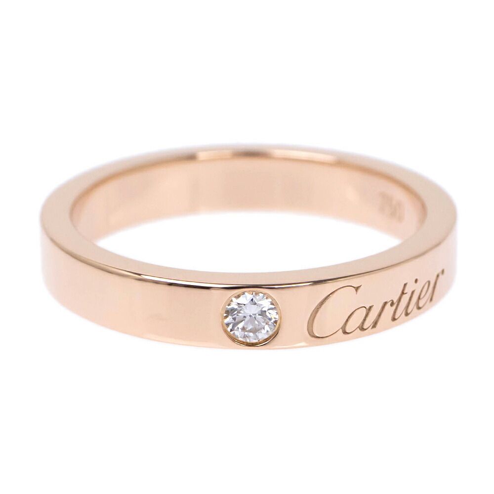 Cartier C Ducartier en Gray Boudo Wedding Ring 18k Diamond