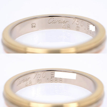 Cartier Vendome Louis Wedding Ring WG PG 18k Trinity Gold — view 6