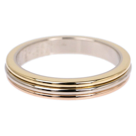 Cartier Vendome Louis Wedding Ring WG PG 18k Trinity Gold