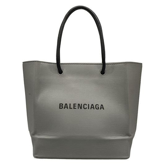Balenciaga Tote Gray Leather