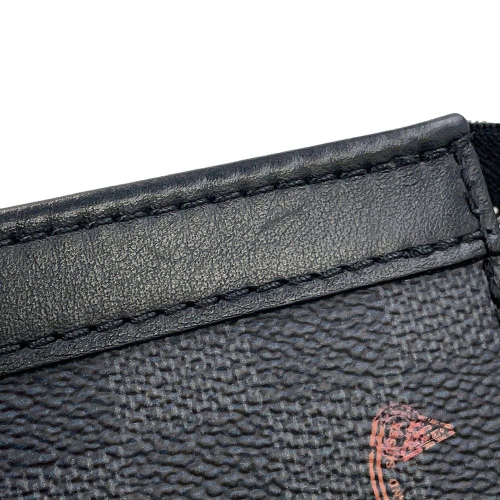 Louis Vuitton Shoulder Bag Damier Graphite Gaston Wearable Wallet Black — view 7