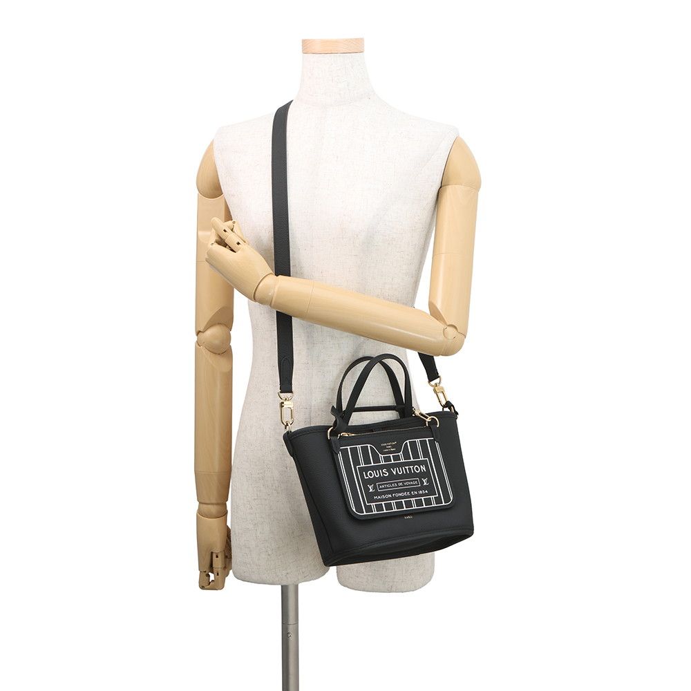 Louis Vuitton Tote Monogram Neverfull Inside Out BB 2-Way Black Reversible — view 5