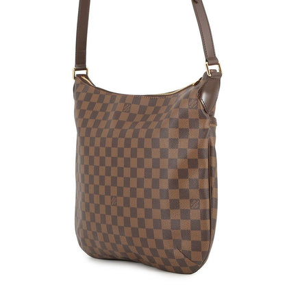 Louis Vuitton Shoulder Bag Damier Ebene Blue Msbeli GM Back — view 2