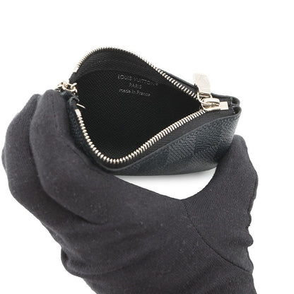 Louis Vuitton Coin Case Damier Graphite Pochette Cles Black — view 4