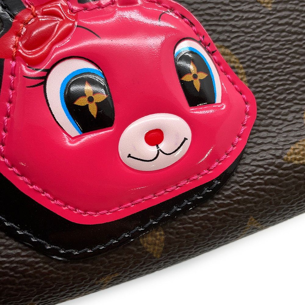 Louis Vuitton Wallet Monogram Patent Zippy Animog Lambskin Nicolas Ghesquier — view 5