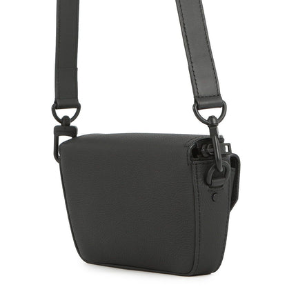 Louis Vuitton Shoulder Bag LV Aerolog Lambskin Pilot Wearable Wallet Black — view 2
