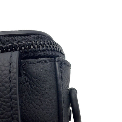 Louis Vuitton Shoulder Bag LV Aerolog Lambskin Pilot Wearable Wallet Black — view 7