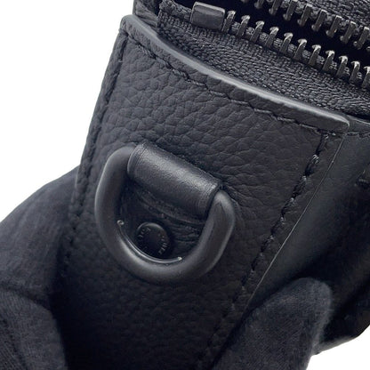 Louis Vuitton Shoulder Bag LV Aerolog Lambskin Pilot Wearable Wallet Black — view 9