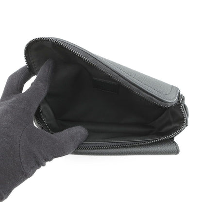 Louis Vuitton Shoulder Bag LV Aerolog Lambskin Pilot Wearable Wallet Black — view 6