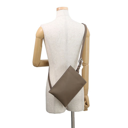 Hermes Belt Bag Portefeuille Pochien Plus Etoupe Silver Swift — view 4