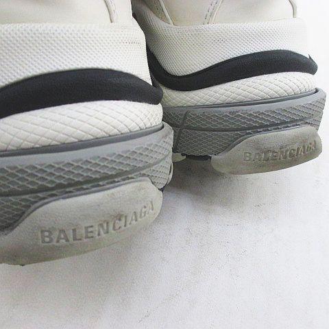 Balenciaga Adidas Originals Triple S 'white Sneakers — view 7