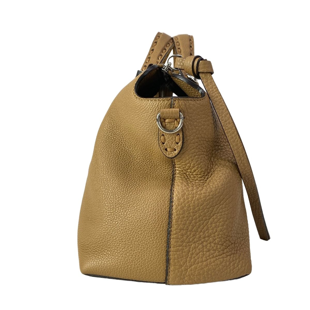 Fendi Handbag by the Way Large Selleria Brown Leather — view 2