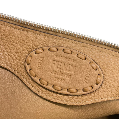 Fendi Handbag by the Way Large Selleria Brown Leather — view 9