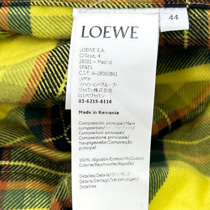 Loewe Yellow Check Oversized Shirts 44 T-Shirt — view 5