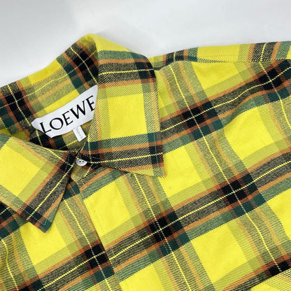 Loewe Yellow Check Oversized Shirts 44 T-Shirt — view 8