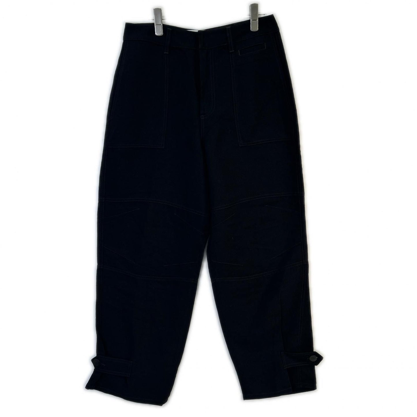 Loewe Paula's Ibiza Black Linen Blend Pants 38