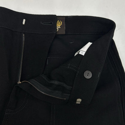 Loewe Paula's Ibiza Black Linen Blend Pants 38 — view 7