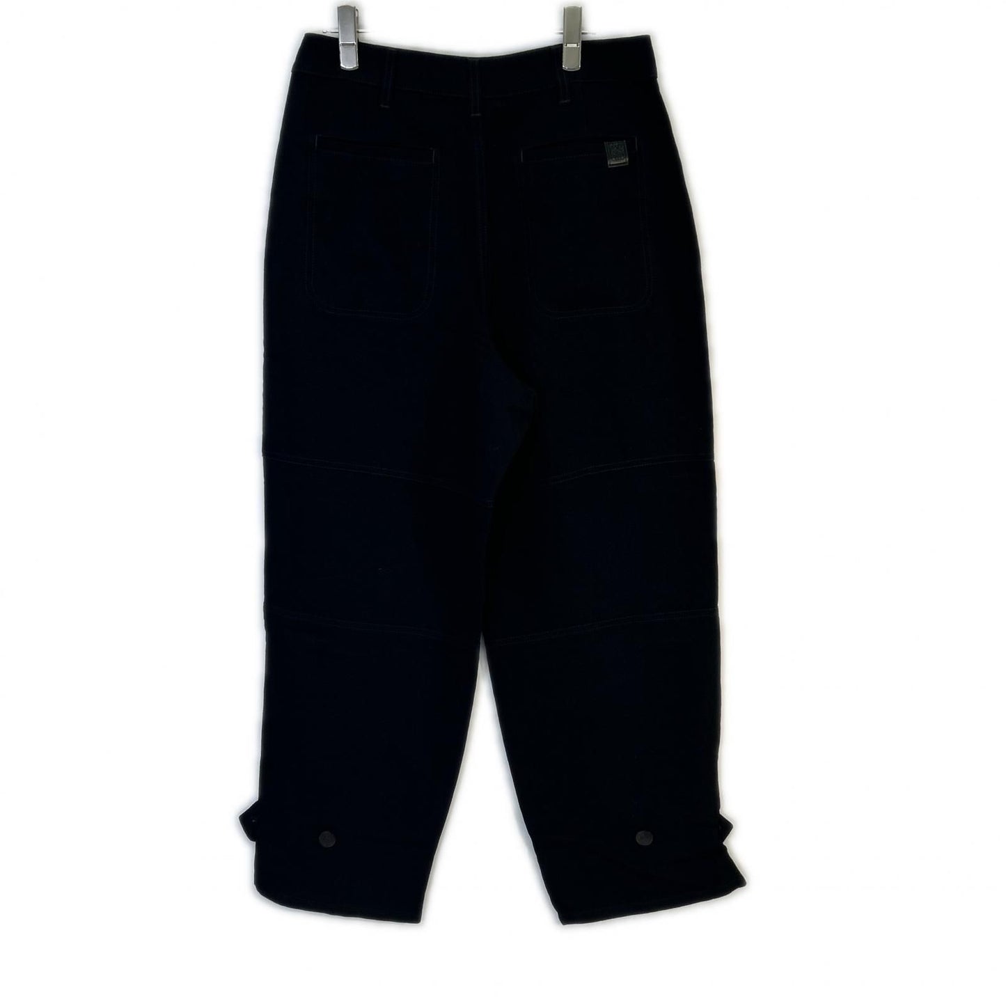 Loewe Paula's Ibiza Black Linen Blend Pants 38 — view 2