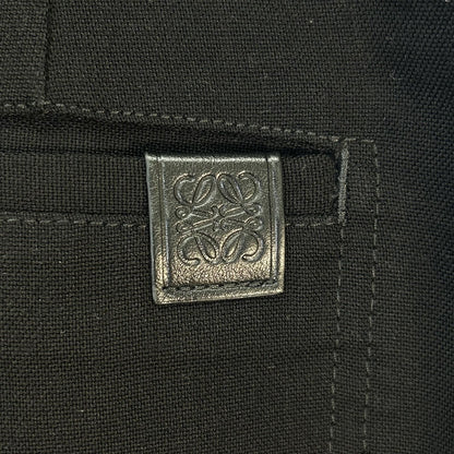 Loewe Paula's Ibiza Black Linen Blend Pants 38 — view 3