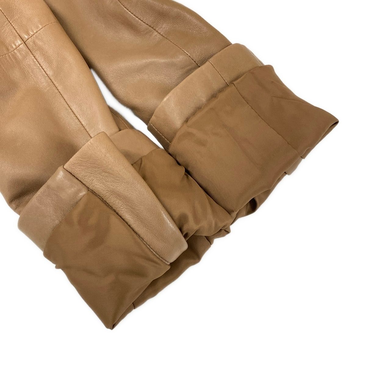Bottega Veneta Riders Jacket 38 S Brown Long Sleeve Leather — view 7