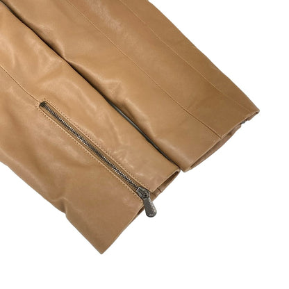 Bottega Veneta Riders Jacket 38 S Brown Long Sleeve Leather — view 6