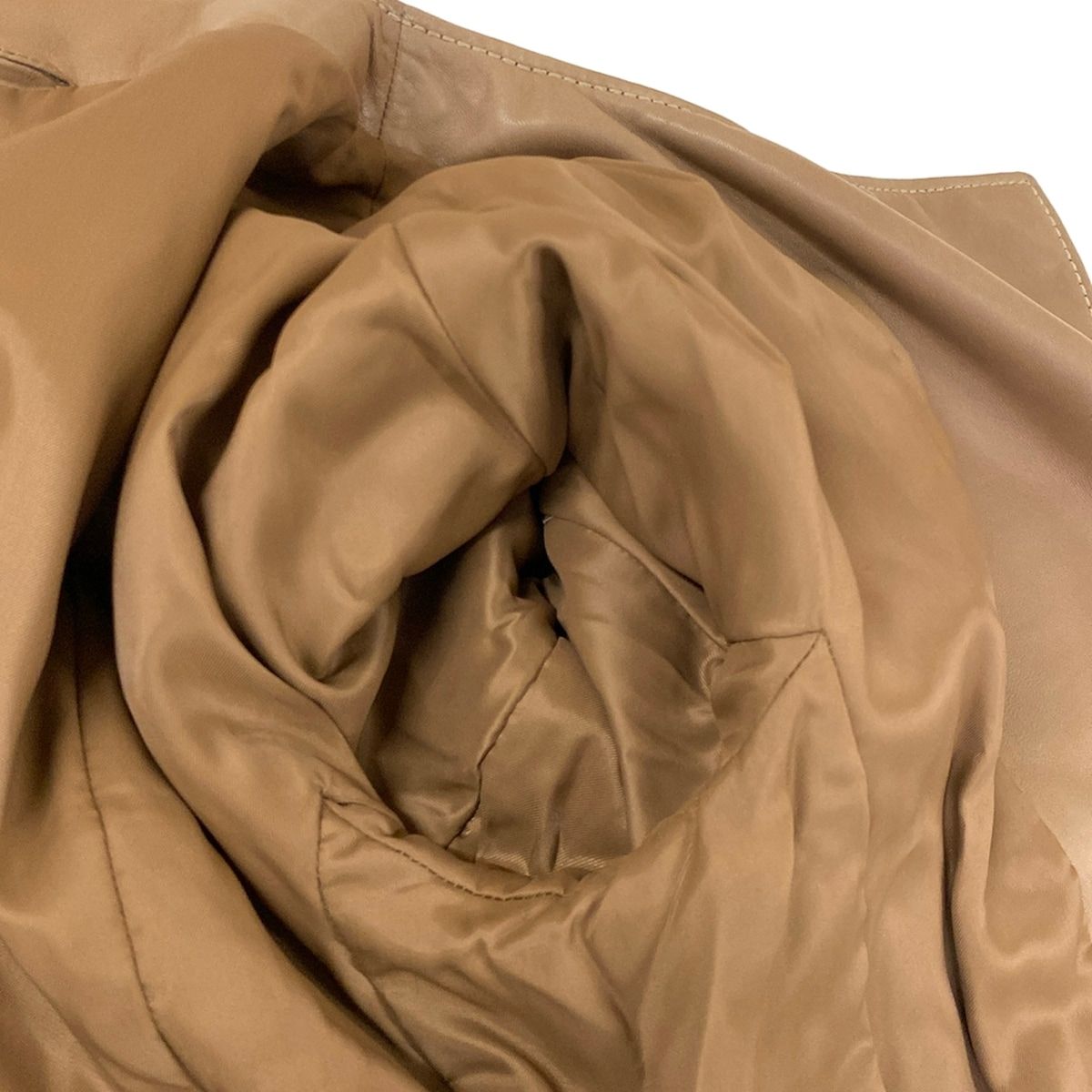 Bottega Veneta Riders Jacket 38 S Brown Long Sleeve Leather — view 9