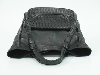 Bottega Veneta Intrecciato Tote Leather Black — view 5