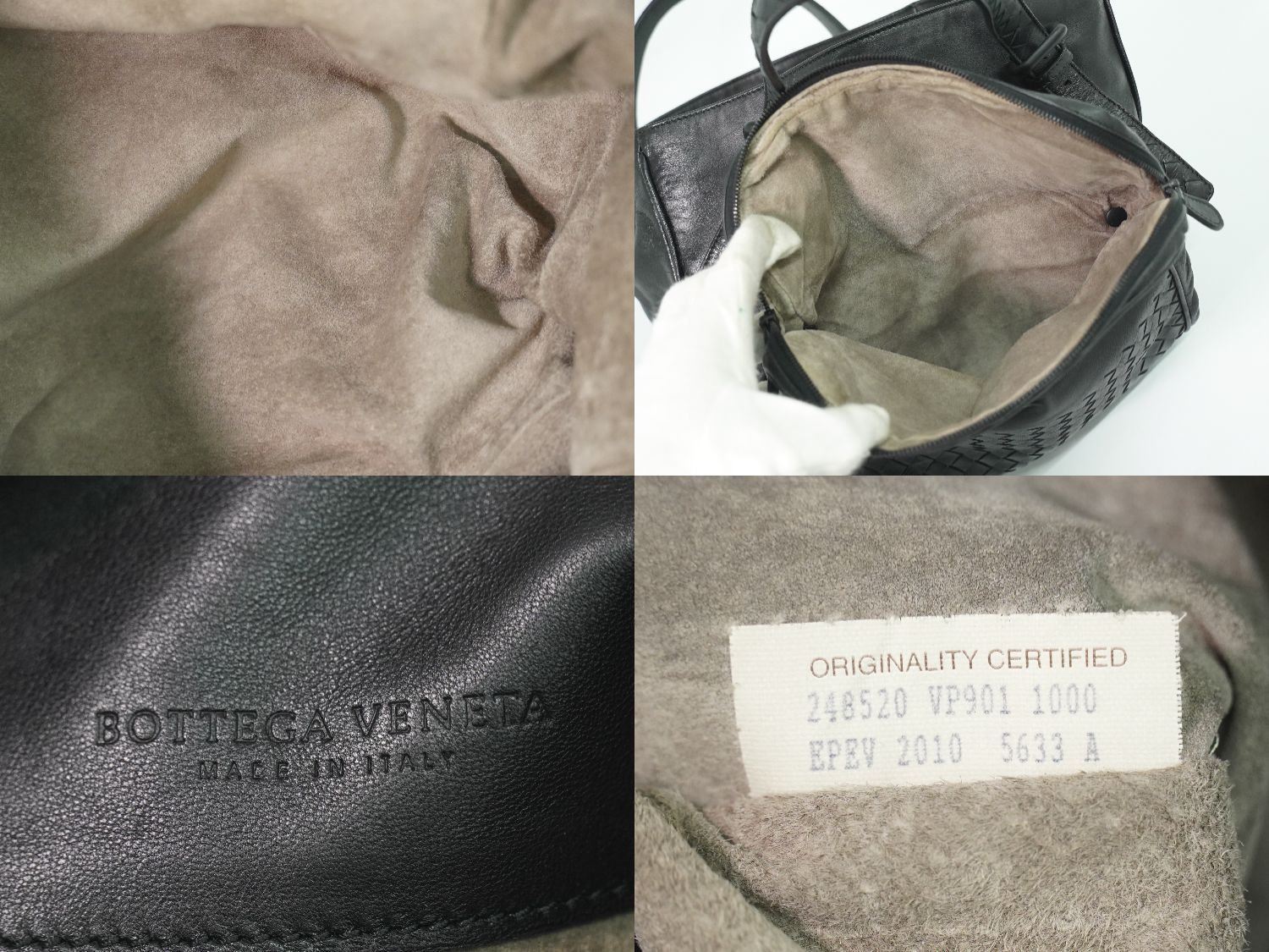 Bottega Veneta Intrecciato Tote Leather Black — view 9