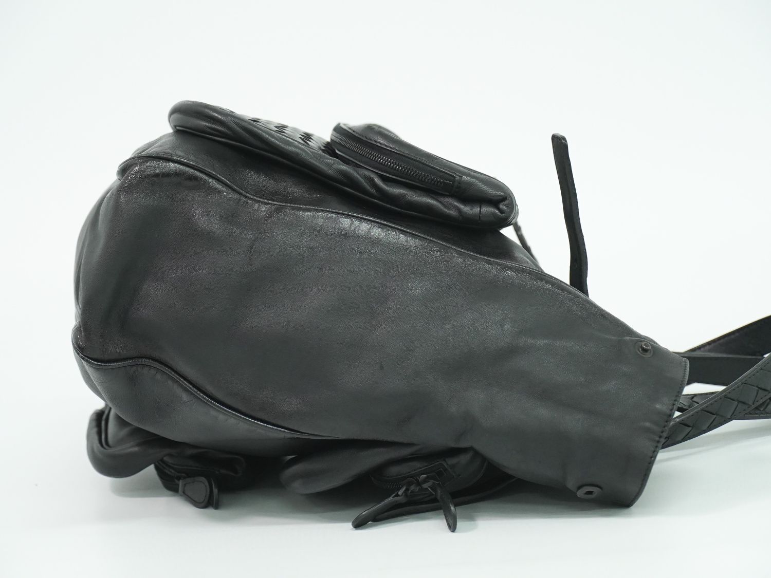 Bottega Veneta Intrecciato Tote Leather Black — view 4