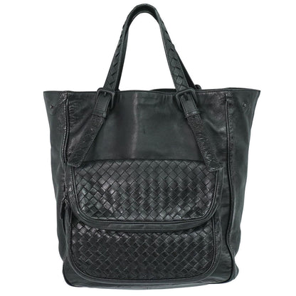 Bottega Veneta Intrecciato Tote Leather Black