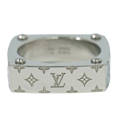 Louis Vuitton LV Ring Monogram Gold M Metal Silver