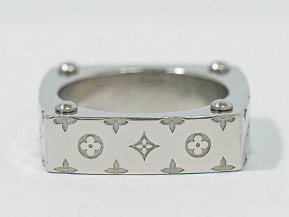 Louis Vuitton LV Ring Monogram Gold M Metal Silver — view 2