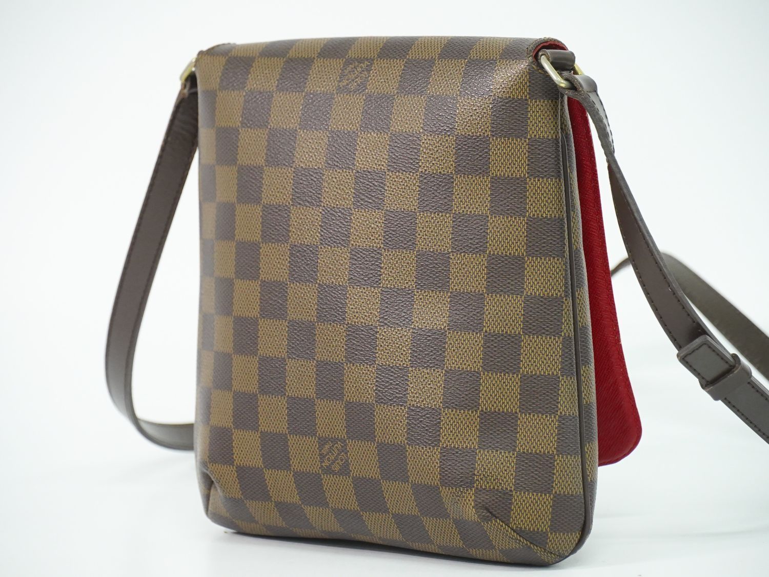 Louis Vuitton LV Musette Salsa Long Damier Ebene Shoulder Bag Pochette Brown — view 2