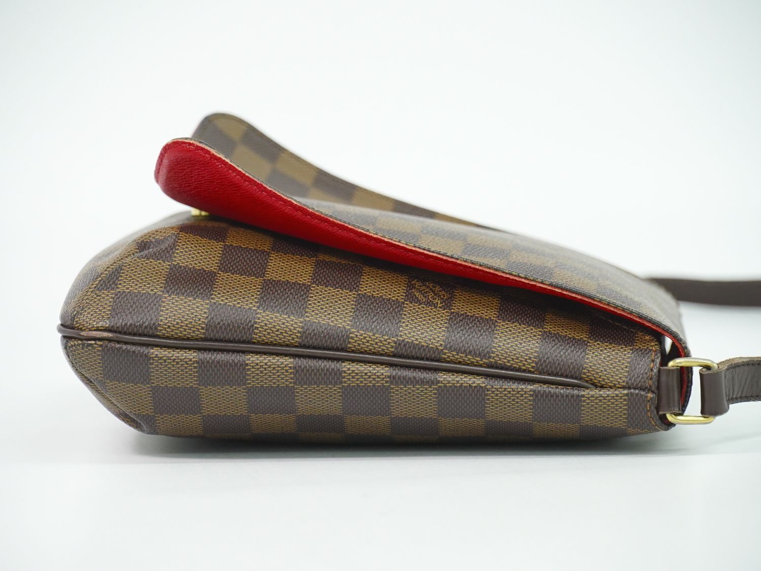 Louis Vuitton LV Musette Salsa Long Damier Ebene Shoulder Bag Pochette Brown — view 4