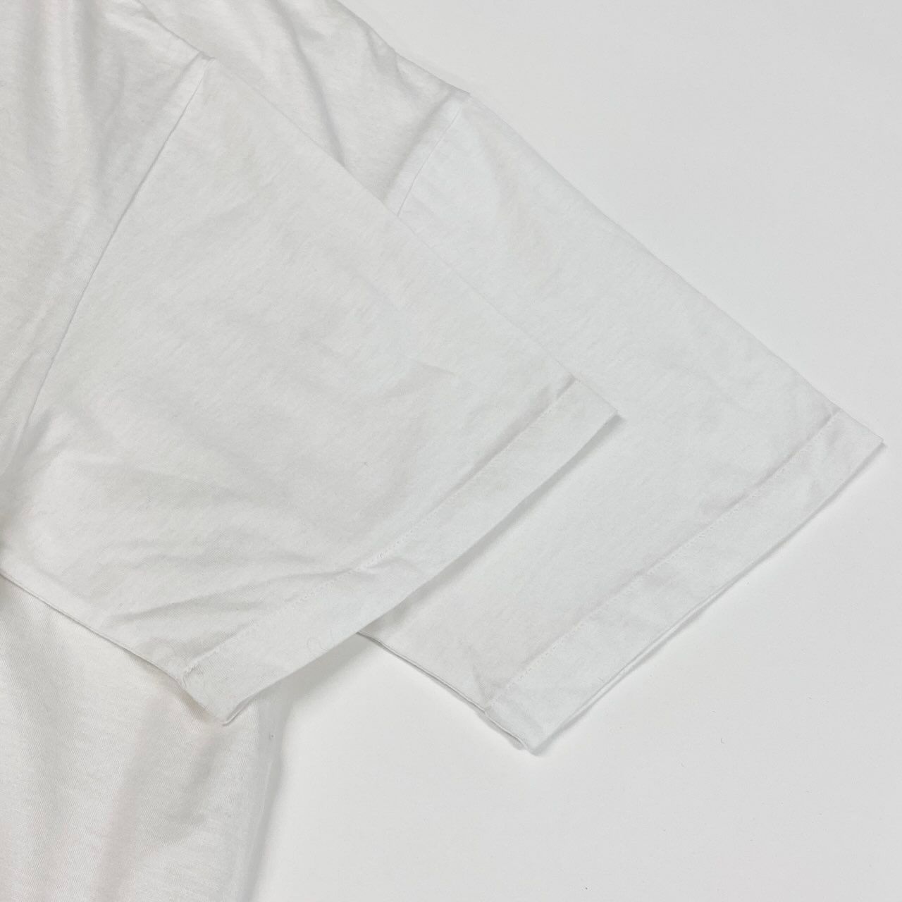 Dior Short Sleeve T-Shirt Cotton Top Logo Embroidery Top M White — view 5