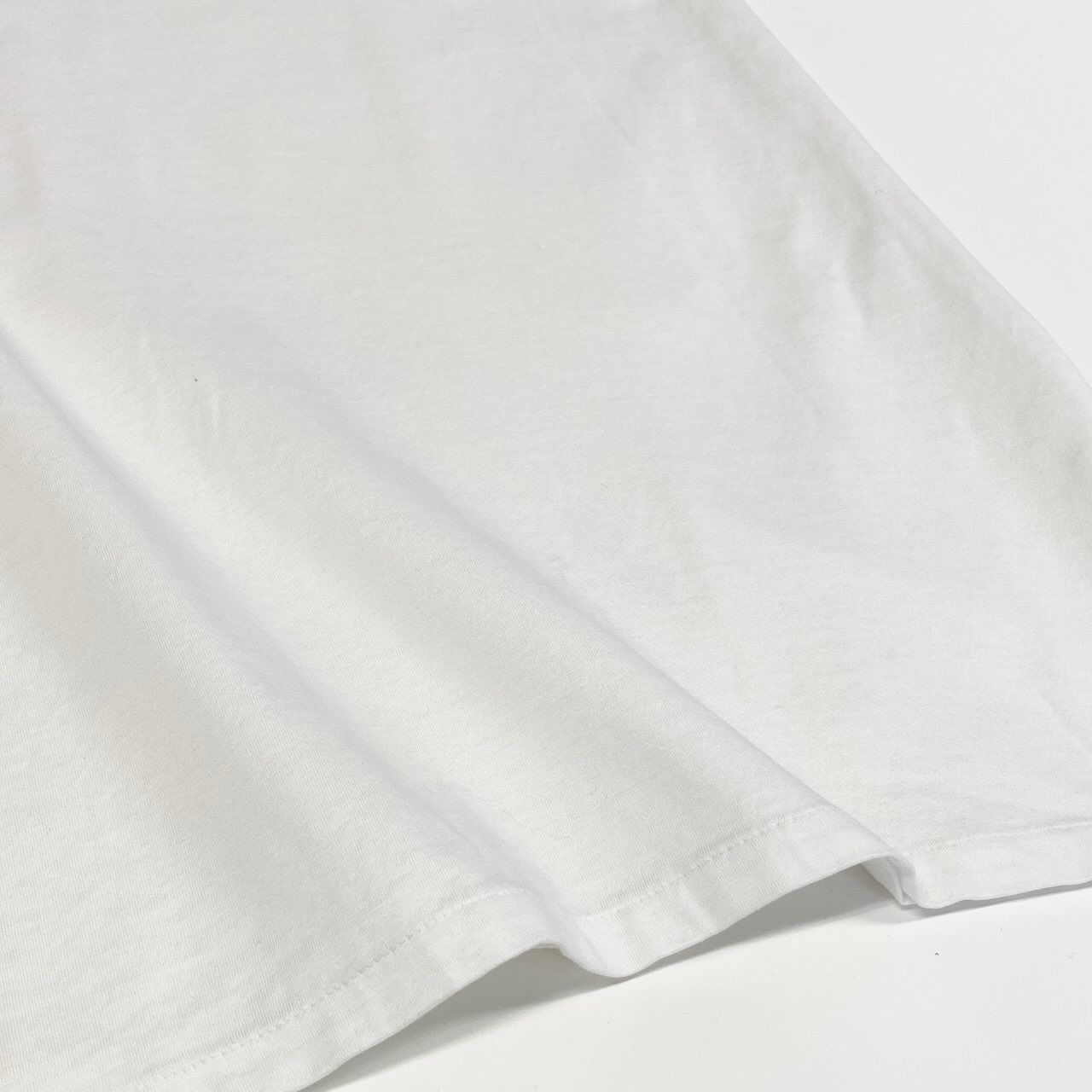 Dior Short Sleeve T-Shirt Cotton Top Logo Embroidery Top M White — view 7