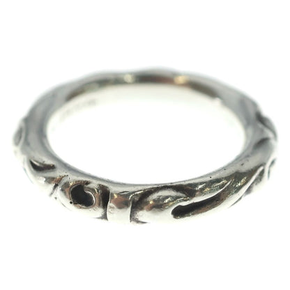 Chrome Hearts Scrl Band Scroll Ring Silver — view 2
