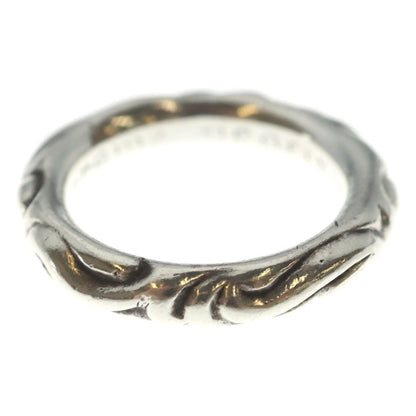 Chrome Hearts Scrl Band Scroll Ring Silver