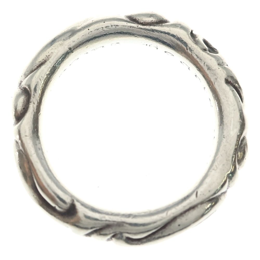 Chrome Hearts Scrl Band Scroll Ring Silver — view 6