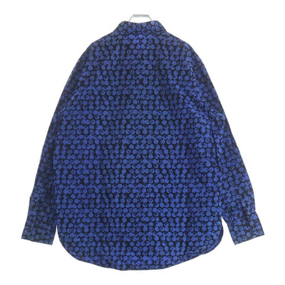 Louis Vuitton Perforated Monogram Long Sleeve Shirt Ors Blue — view 2