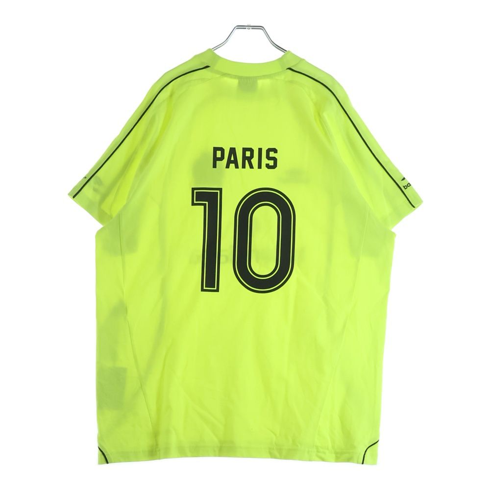 Balenciaga Paris Soccer Technical Jersey Short Sleeve T-Shirt Yellow — view 2