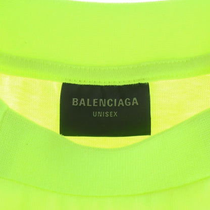 Balenciaga Paris Soccer Technical Jersey Short Sleeve T-Shirt Yellow — view 6