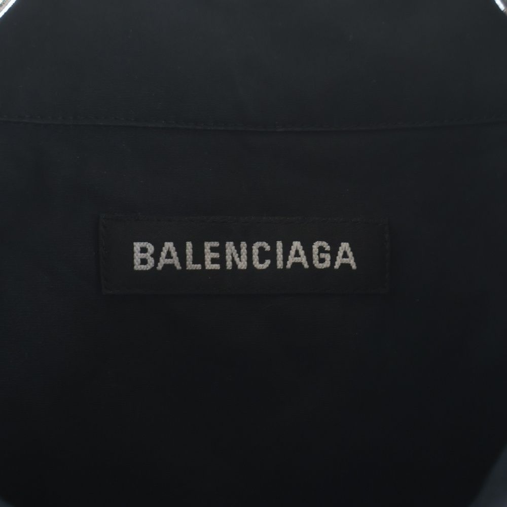 Balenciaga Quest Large Fit Shirts Oversize Front Logo Embroidery Long Sleeve — view 4